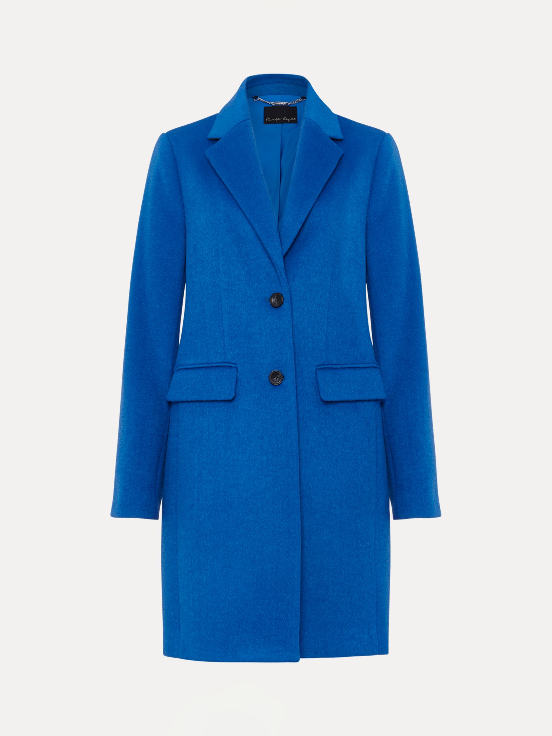 Phase Eight Lydia Wool Blend Coat, Teal at John Lewis & Partners