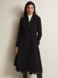 Phase Eight Sandra Double Breasted Coat, Black