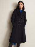 Phase Eight Sandra Double Breasted Coat, Navy