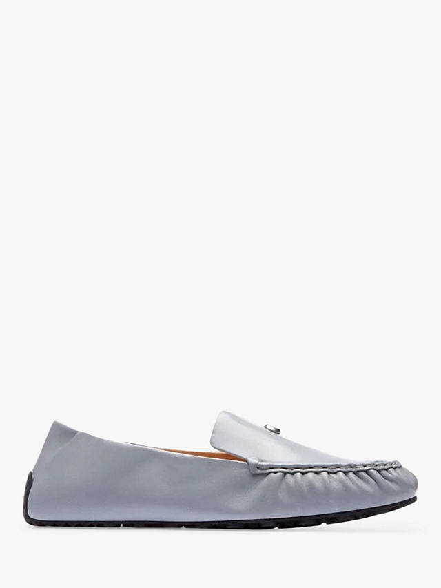 Coach Ronnie Leather Loafers, Grey Blue