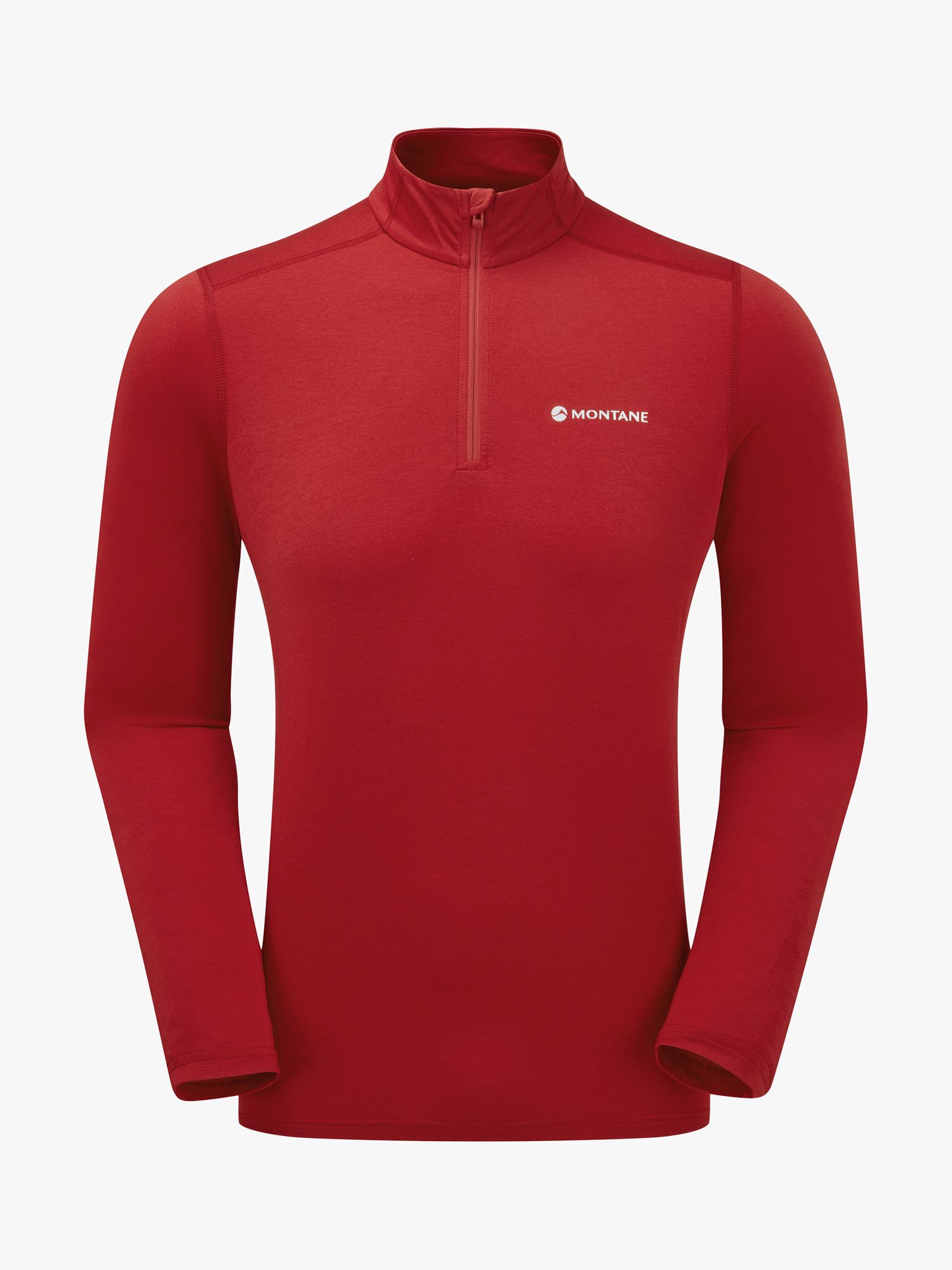 Montane Dart XT Thermal Zip Neck Long Sleeved Top, Acer Red, S