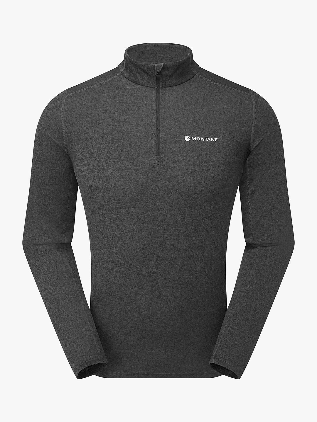 Montane Dart Zip Neck Top, Midnight Grey