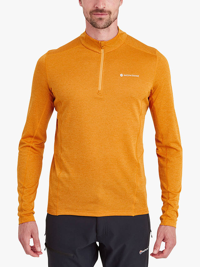 Montane Dart Zip Neck Top, Flame Orange