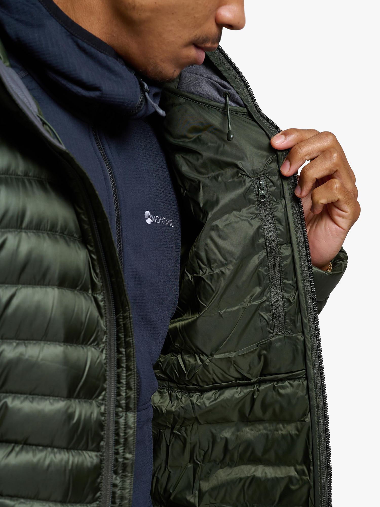 Montane Anti-Freeze Men's Recycled Packable Down Jacket, Oak Green, S