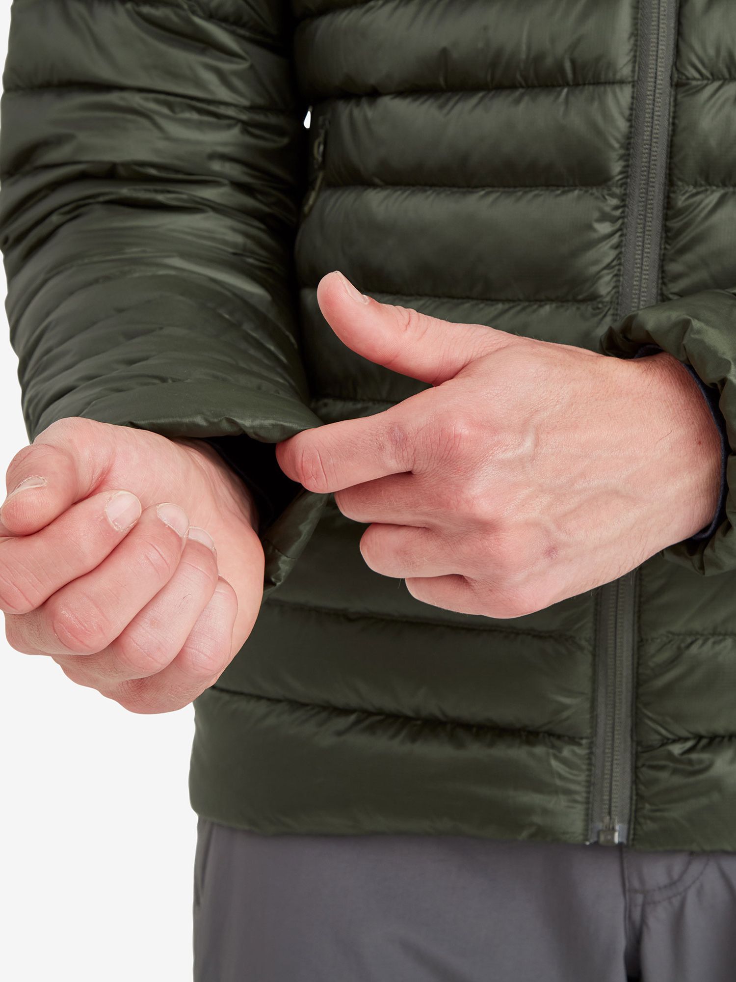 Montane Anti-Freeze Men's Recycled Packable Down Jacket, Oak Green, S