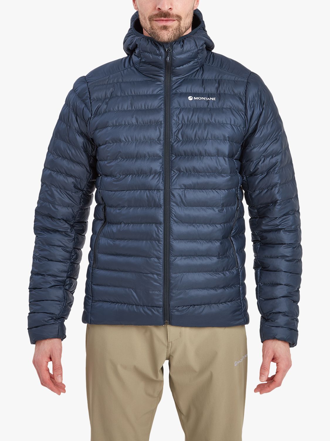 Montane Icarus Hooded Jacket, Eclipse Blue at John Lewis & Partners
