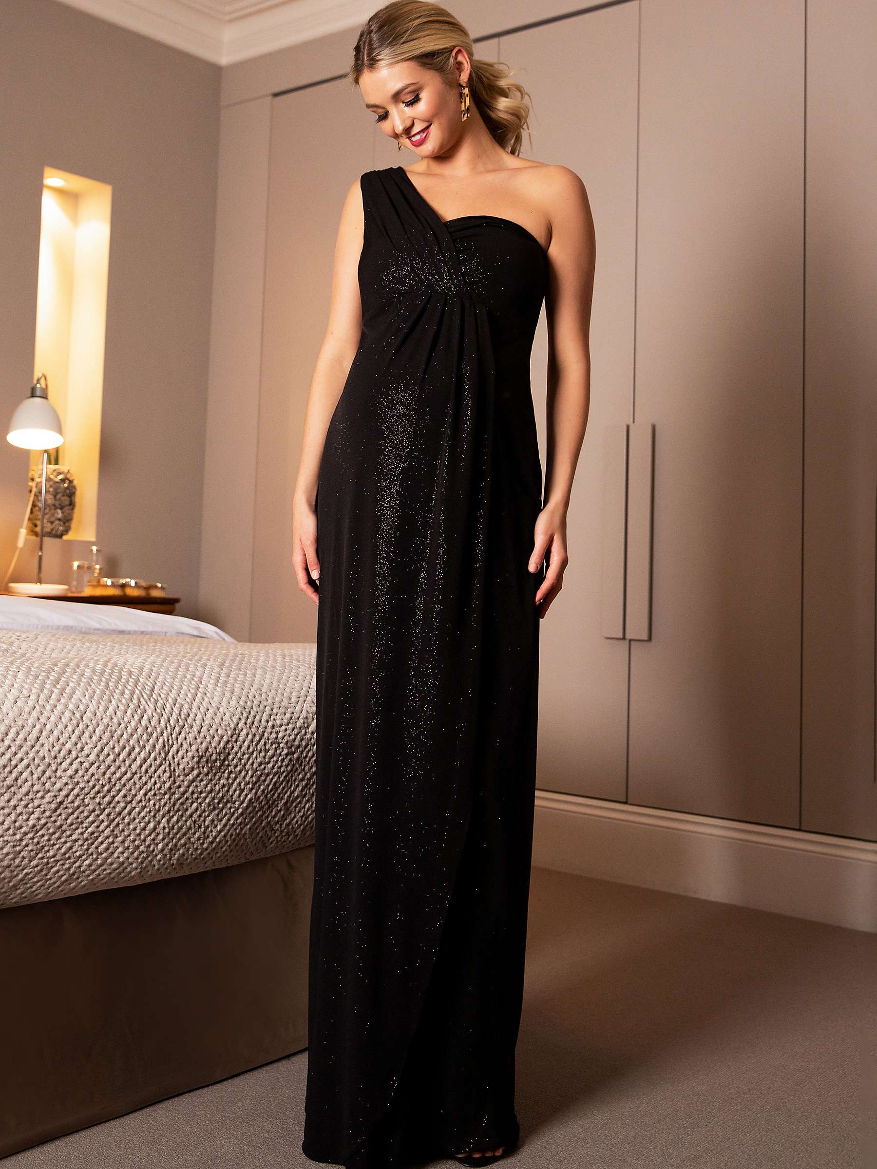 Buy Tiffany Rose Galaxy Asymmetrical Maternity Maxi Dress, Night Sky Online at johnlewis.com