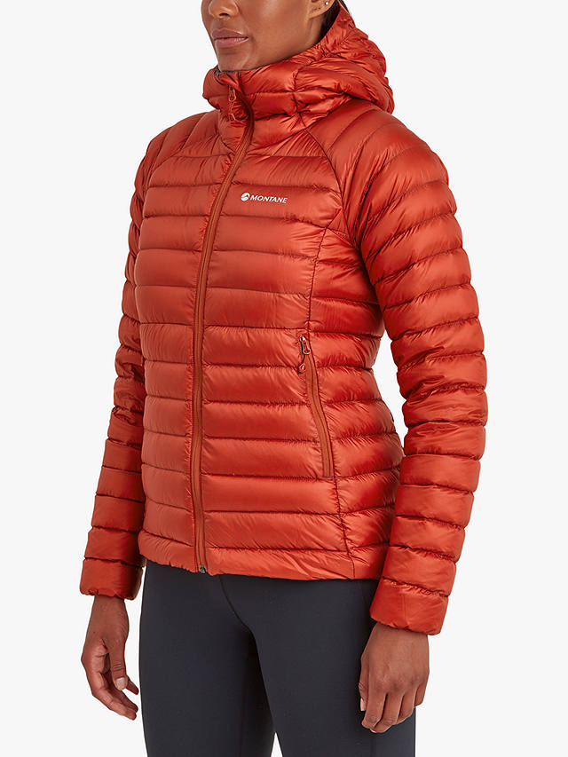 Montane Anti-Freeze Women's Recycled Packable Down Jacket, Saffron Red