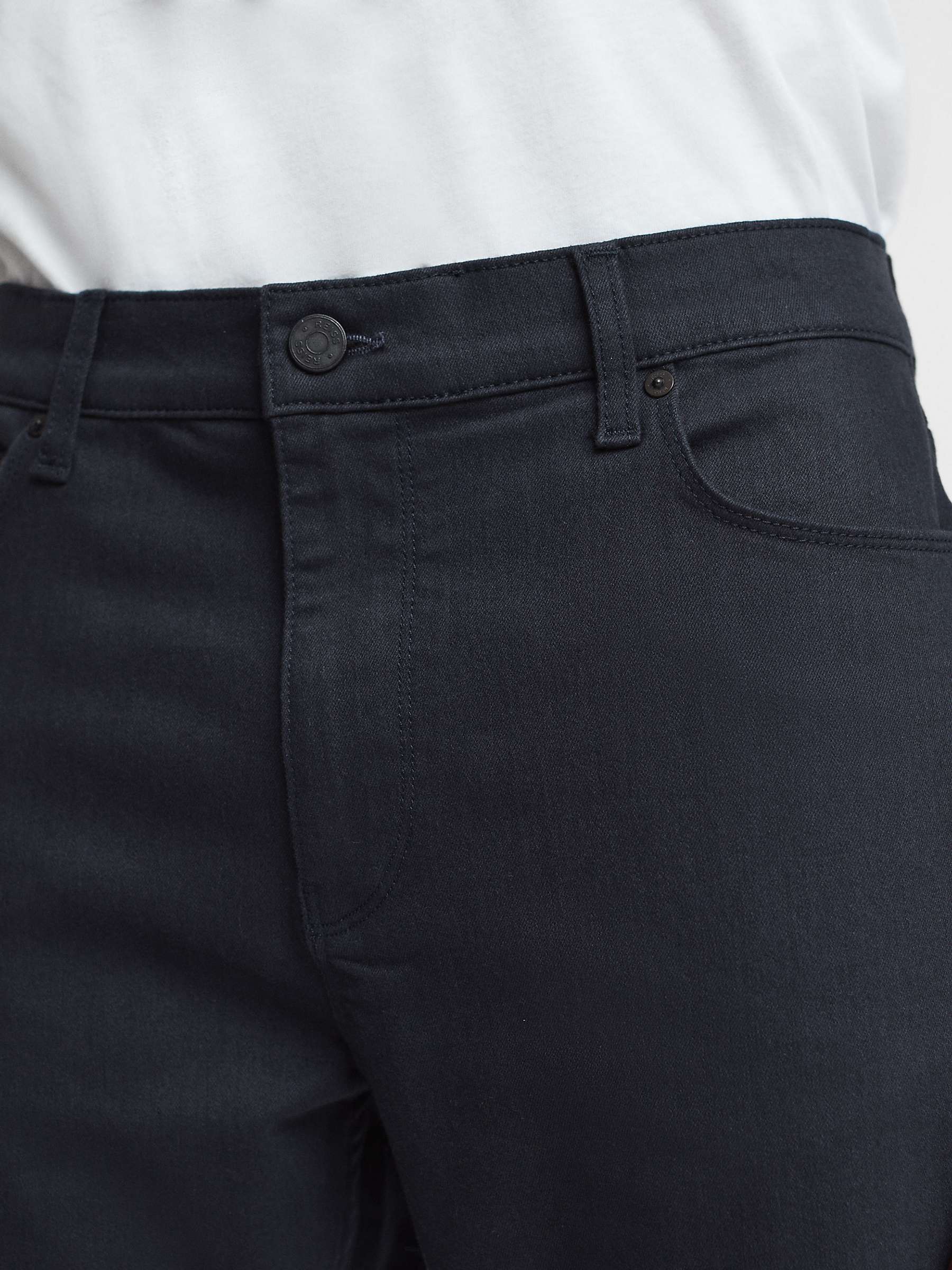 Reiss Deep Slim Fit Jeans, Indigo at John Lewis & Partners