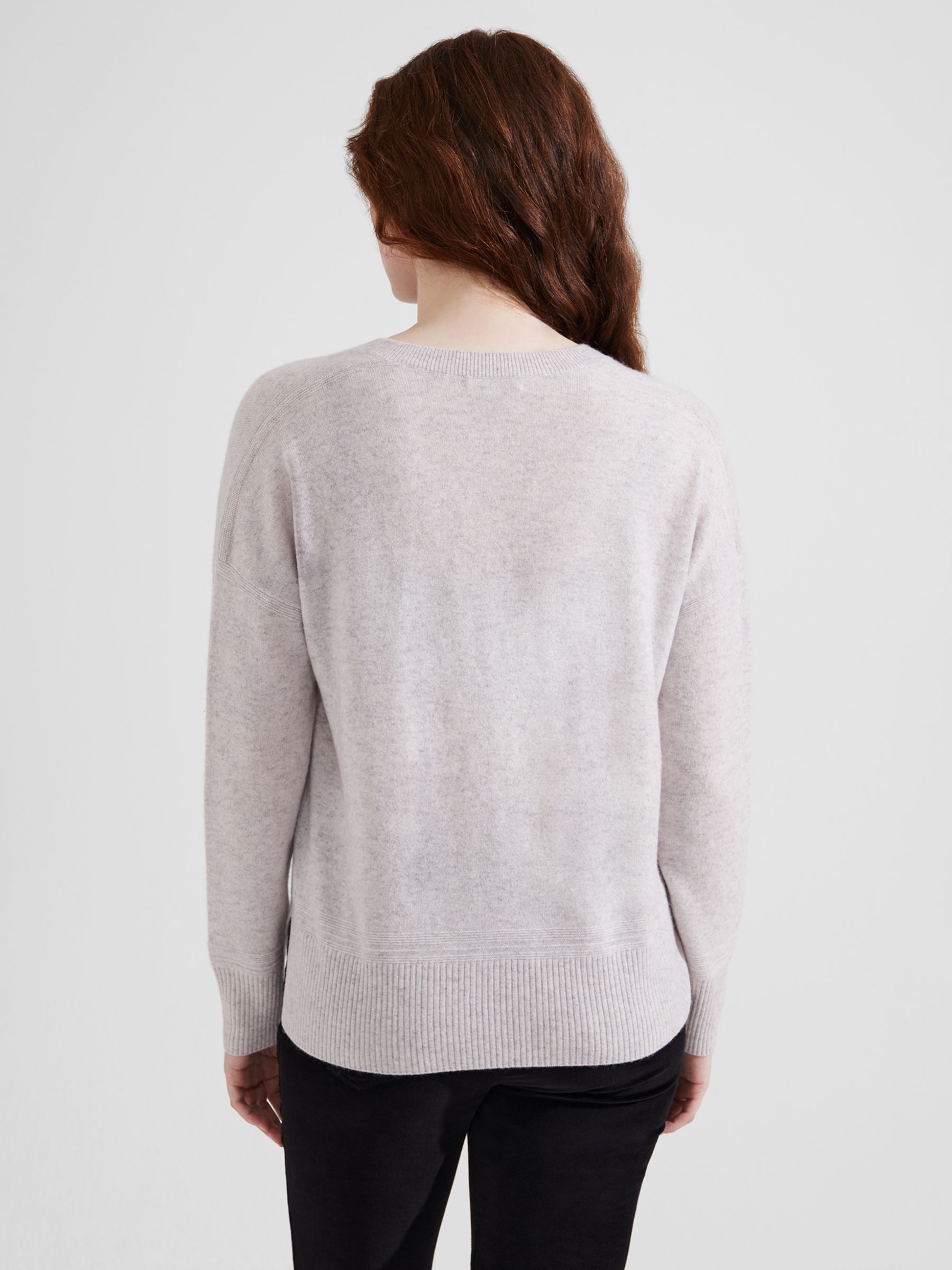 Pale grey sale cashmere jumper