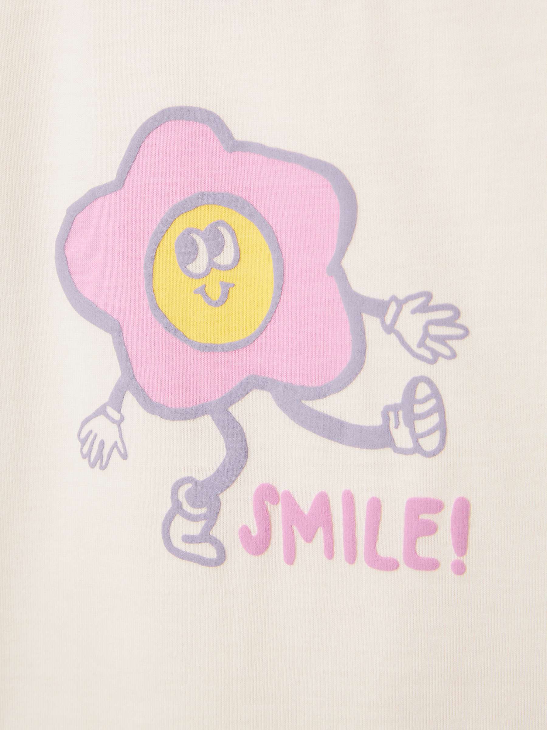 Buy John Lewis ANYDAY Baby Smile T-Shirt, Pink/Multi Online at johnlewis.com