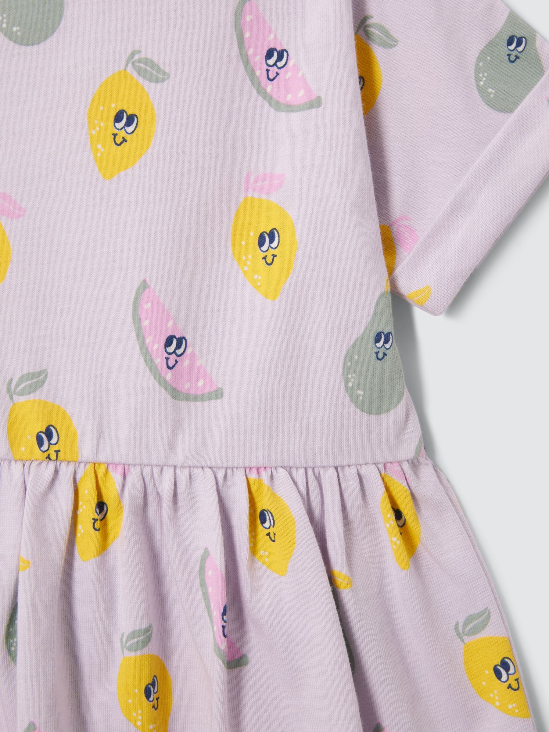John Lewis ANYDAY Baby Fruit Print Dress, Multi, 6-9 months