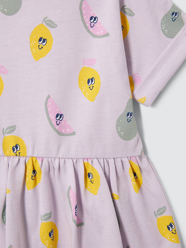 John Lewis ANYDAY Baby Fruit Print Dress, Multi
