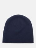 HUSH Cashmere Beanie Hat, Deep Navy
