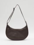 HUSH Marcia Leather Banana Bag, Chocolate