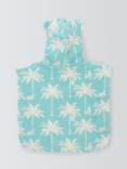 John Lewis Baby Palm Tree Hooded Towel Poncho, Green