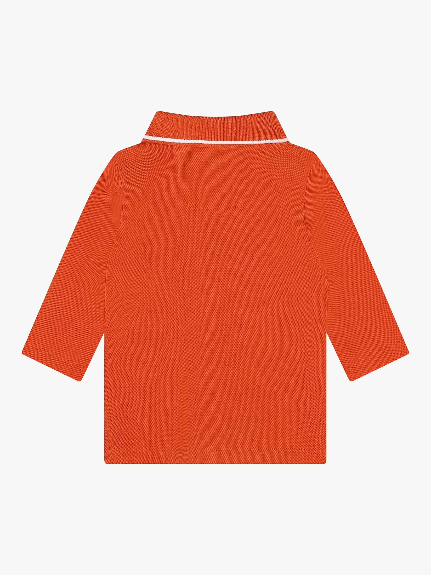 Buy BOSS Baby Logo Long Sleeve Polo Shirt Online at johnlewis.com