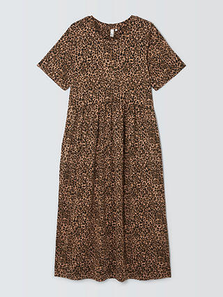 AND/OR Anna Animal Print Jersey Smock Dress, Multi