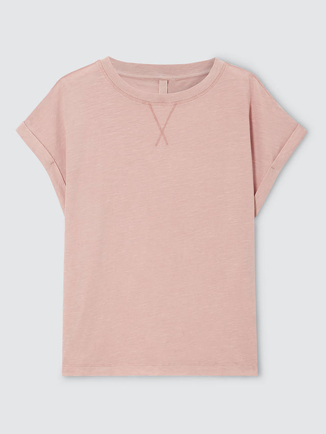 AND/OR Garment Dyed Stitch Tank T-Shirt, Pink