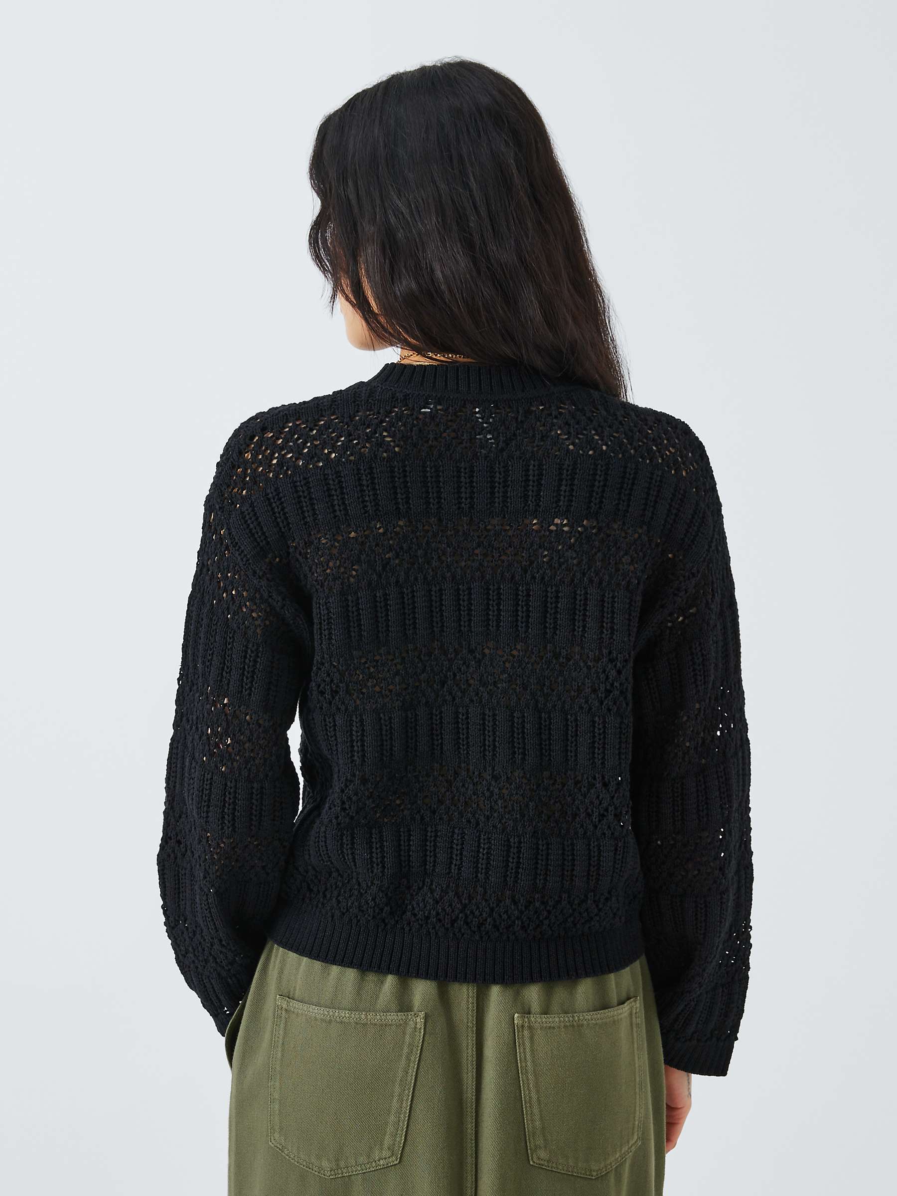 Buy AND/OR Stevie Crochet Jumper Online at johnlewis.com