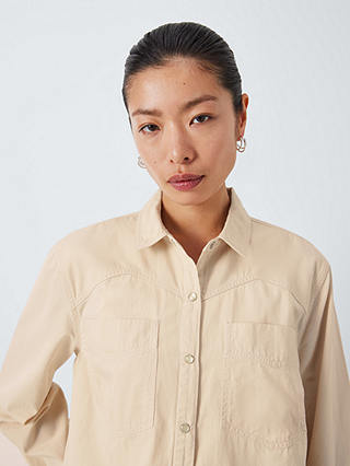 AND/OR Indiana Cotton Utility Shirt, Stone