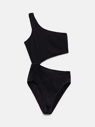 HUSH Clare Cut Out Swimsuit, Black