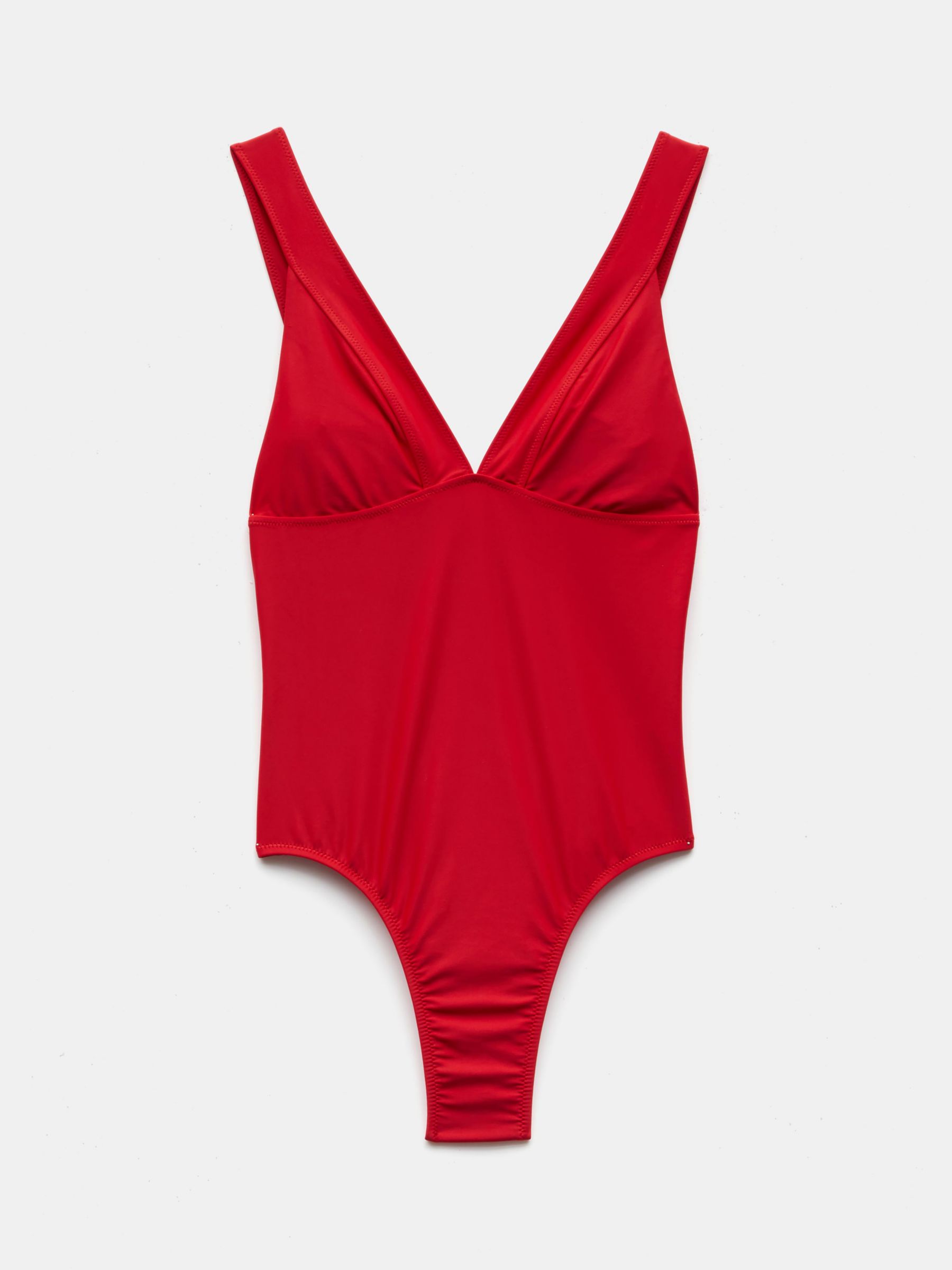 HUSH Kate Wide Strap Swimsuit, Redcoat, 10