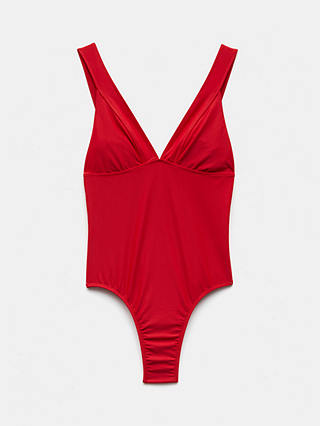 HUSH Kate Wide Strap Swimsuit, Redcoat