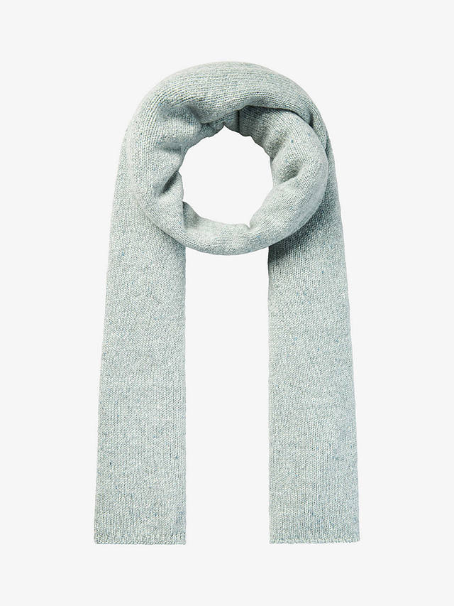 Brora Cashmere Donegal Scarf, Duck Egg