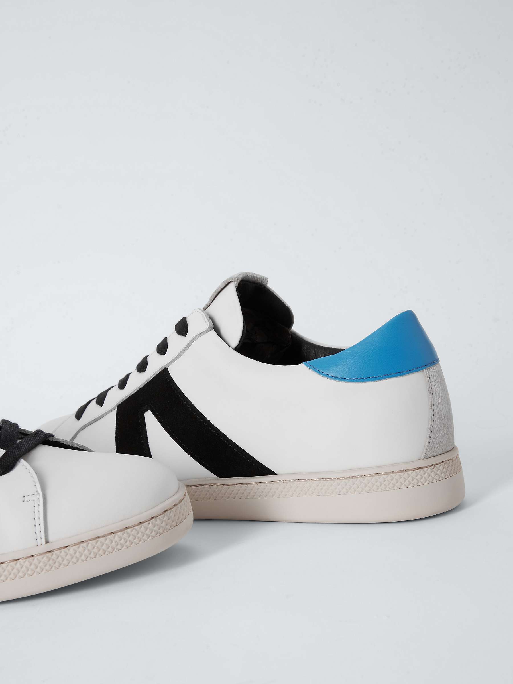 Buy AND/OR Elenor Leather Colour Block Cupsole Trainers Online at johnlewis.com
