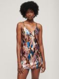 Superdry Deco Sequin Mini Dress, Multi Sequin/Glitter