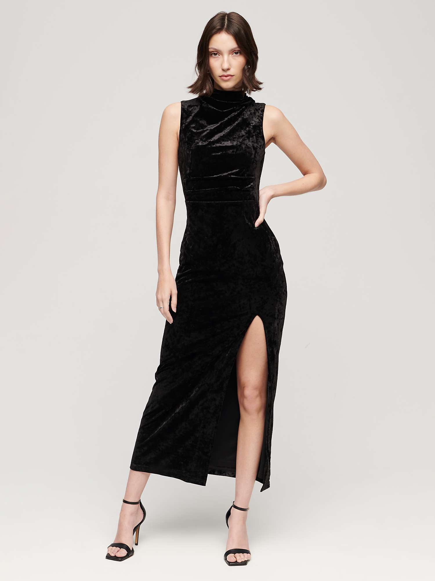 Buy Superdry Velvet Maxi Dress Online at johnlewis.com
