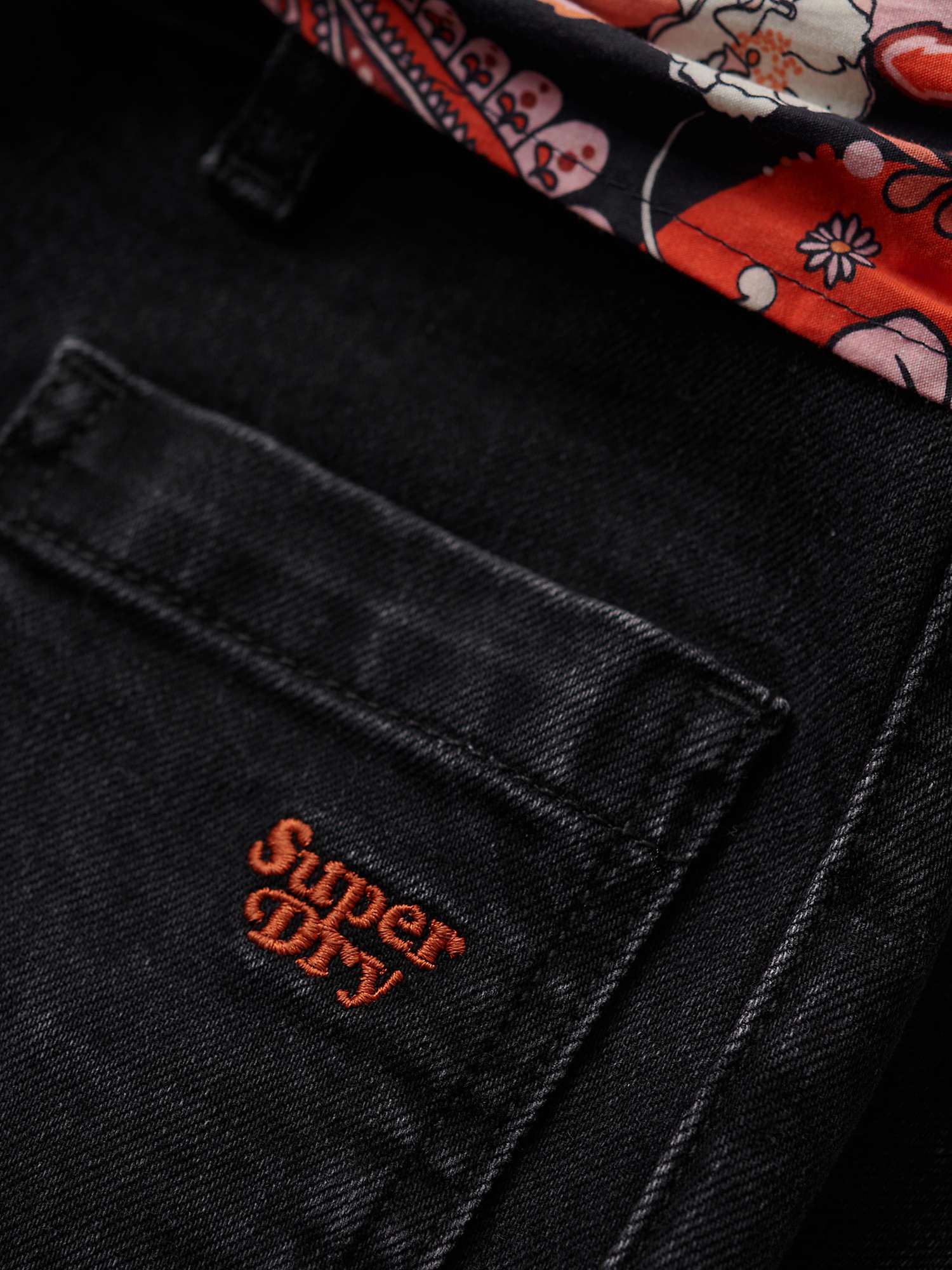 Buy Superdry Organic Cotton Blend Vintage Low Rise Slim Flare Jeans Online at johnlewis.com