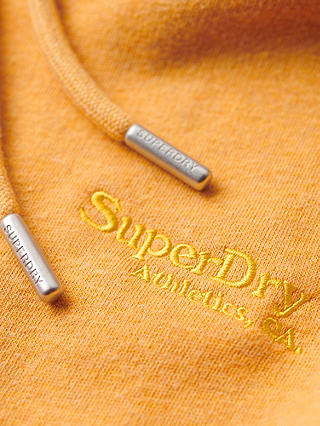 Superdry Essential Logo Hoodie, Ochre Yellow Marl