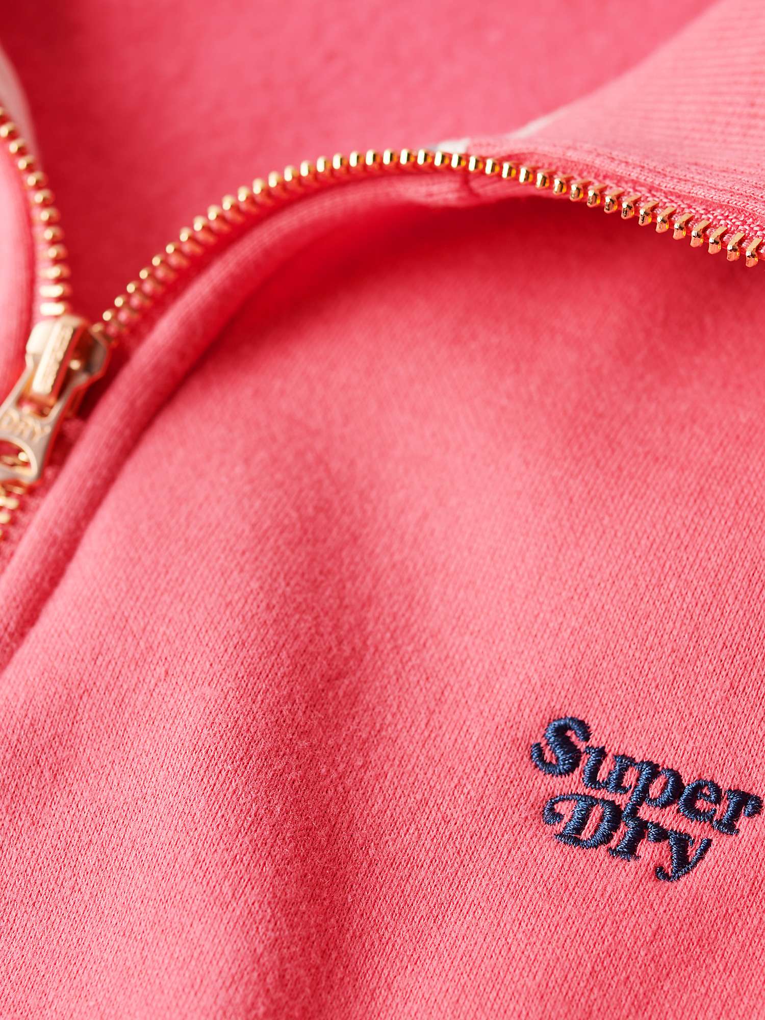Buy Superdry Vintage Logo Embroidered Half Zip Sweatshirt Online at johnlewis.com