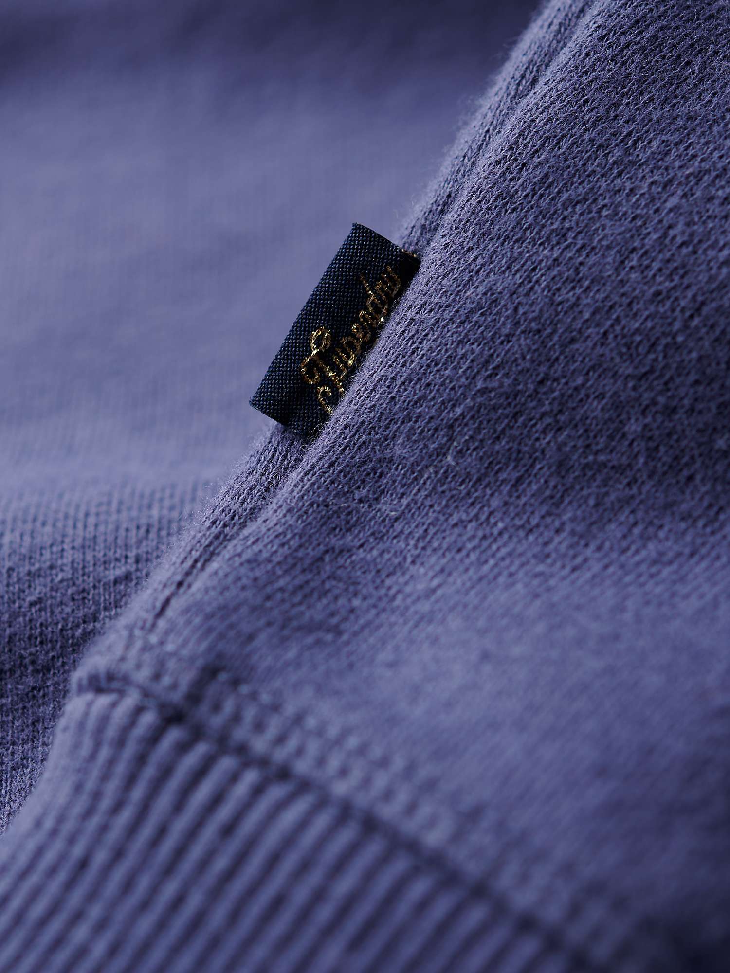 Buy Superdry Essential Half Zip Sweatshirt, Mariner Navy Online at johnlewis.com