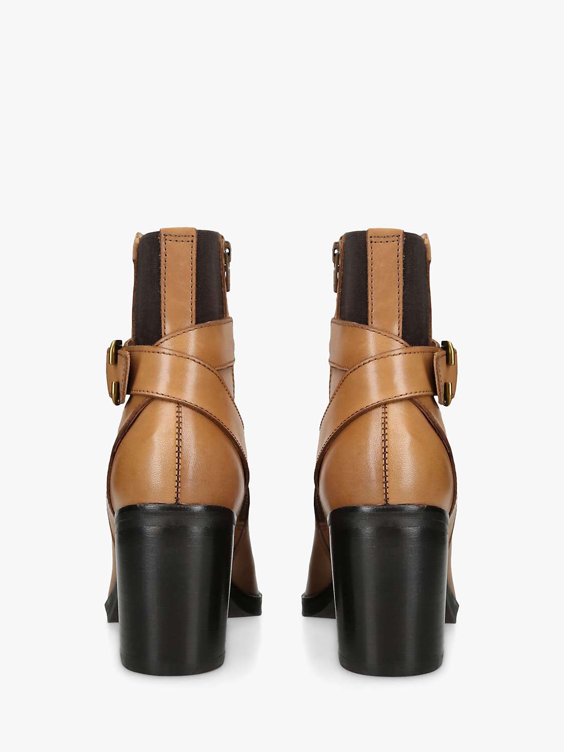 Buy Kurt Geiger London Hampstead Leather Ankle Boots, Tan Online at johnlewis.com