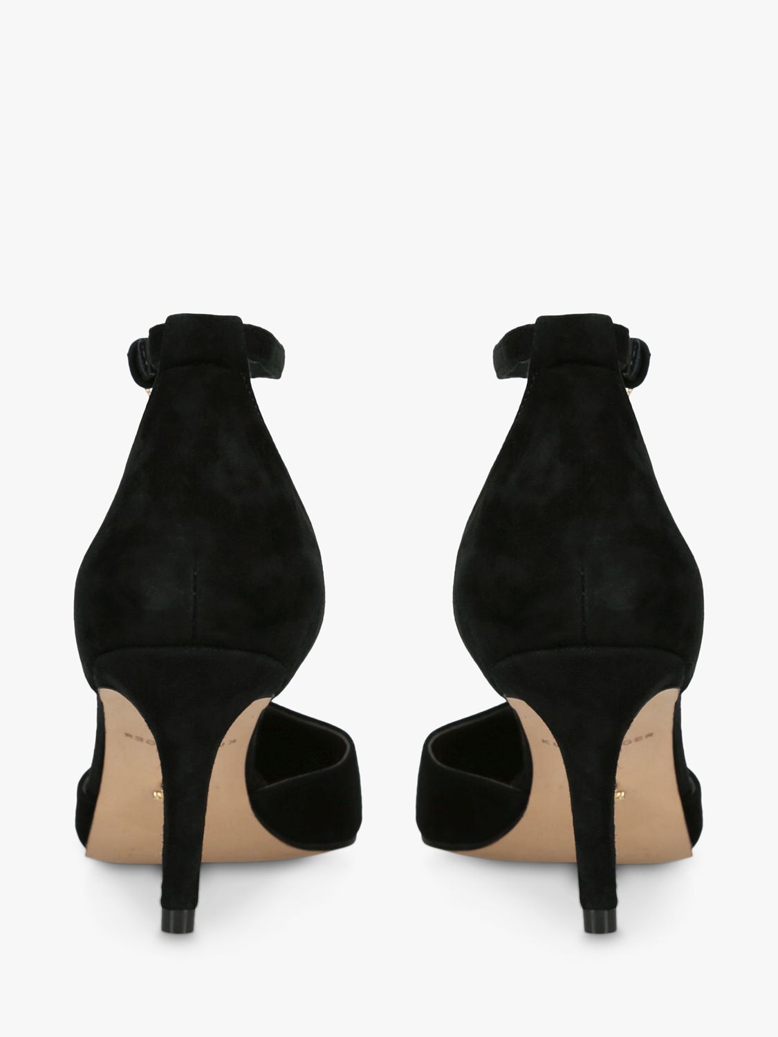 CHARLES & KEITH Spool Heel Court Shoes, Black at John Lewis & Partners