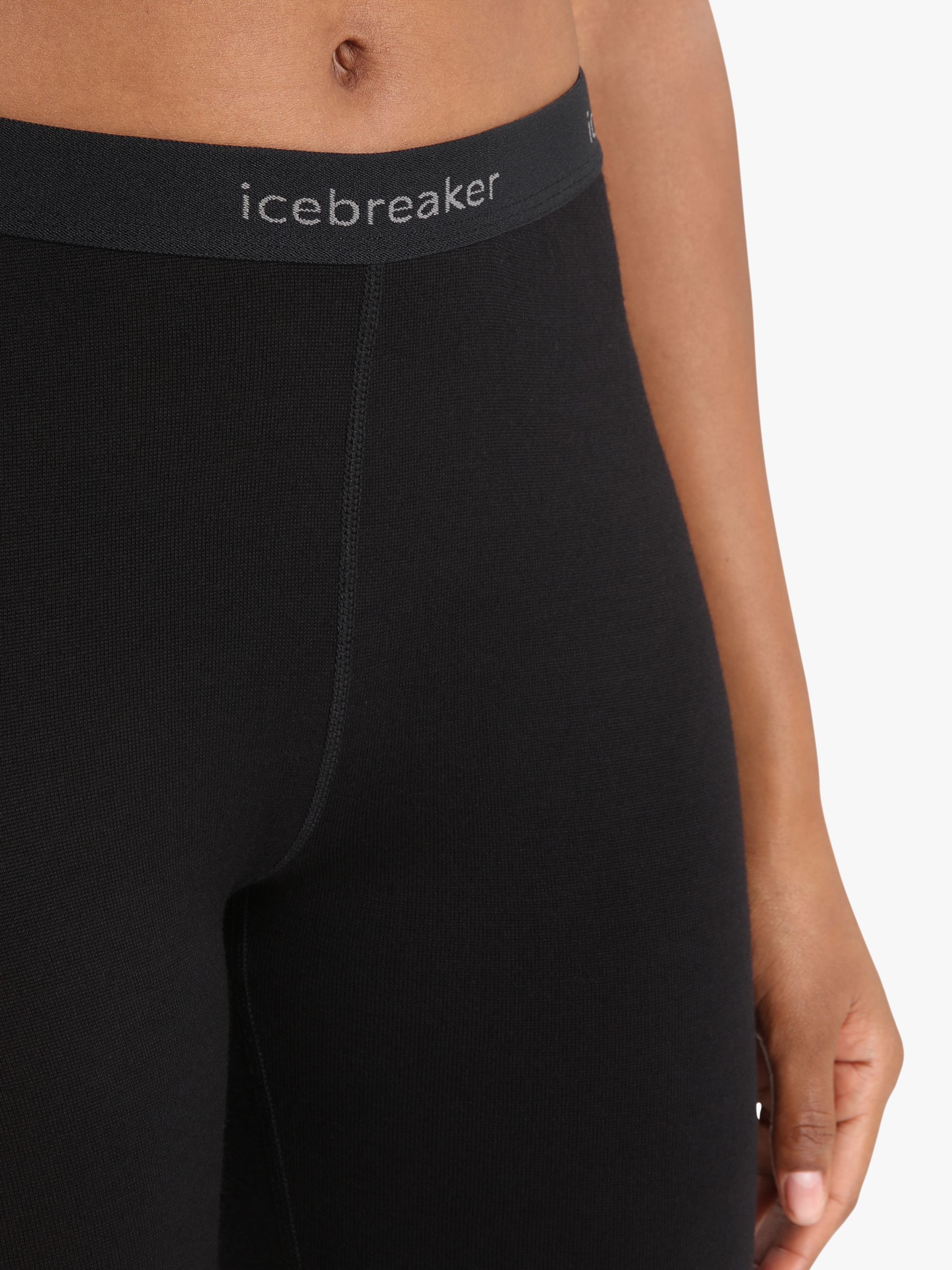 Icebreaker 260 Tech Wool Leggings, Black, XS
