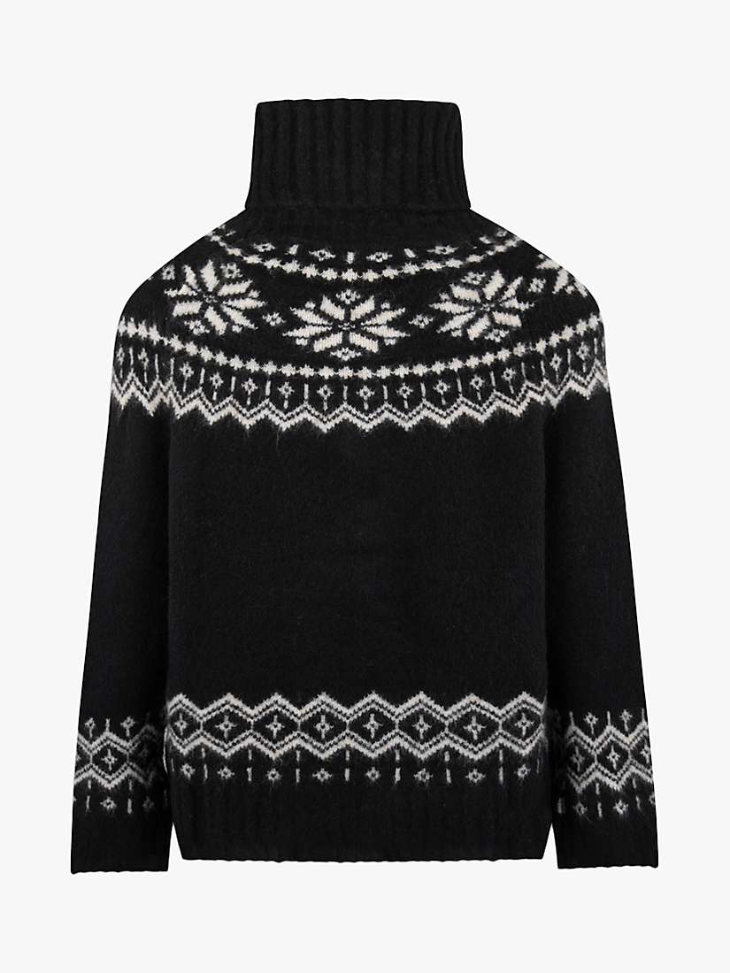 Buy The Little Tailor Snowflake Fair Isle Chunky Funnel Neck Jumper Online at johnlewis.com