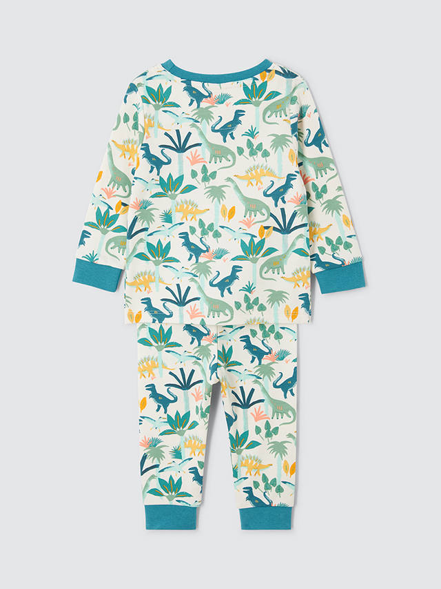 John Lewis Baby Jungle Dinosaur Pyjamas, Multi