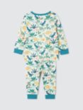 John Lewis Baby Jungle Dinosaur Pyjamas, Multi, Multi