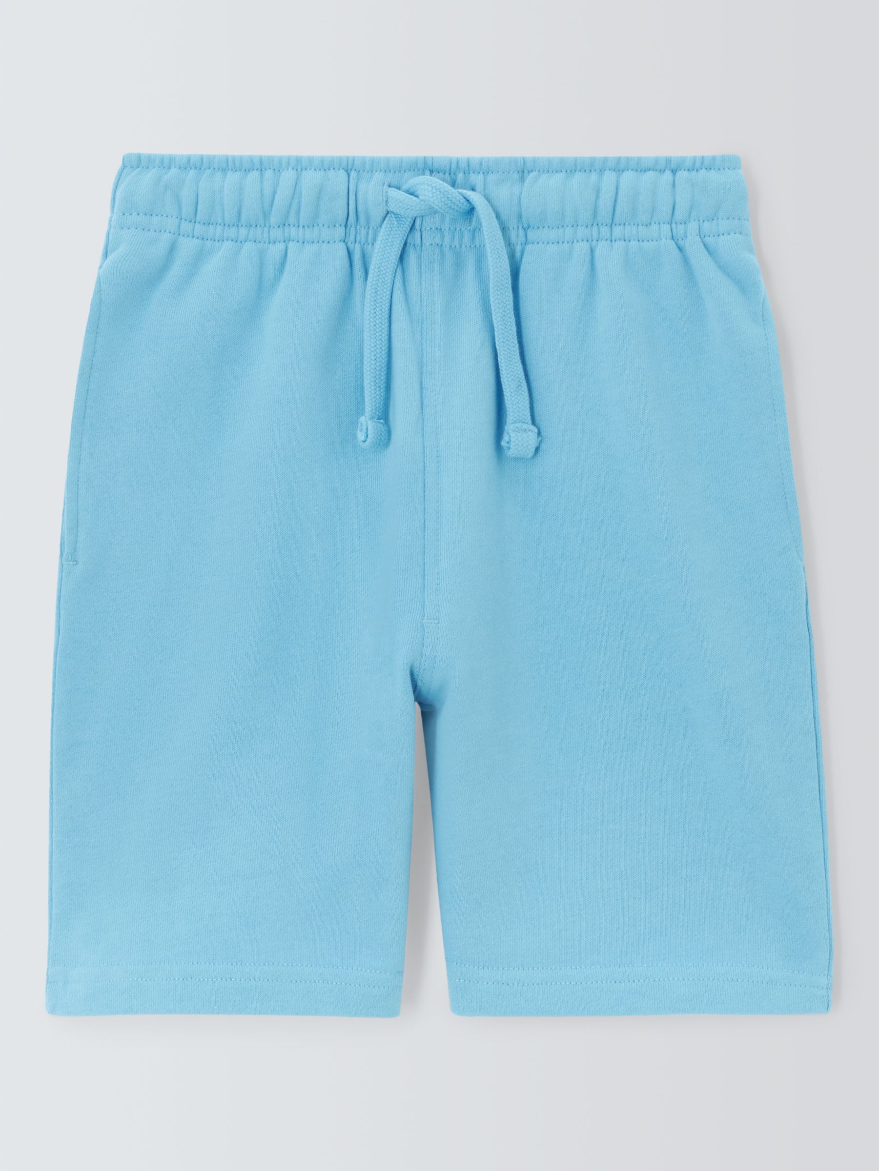 John Lewis ANYDAY Kids' Jersey Cotton Shorts, Air Blue, 2 years