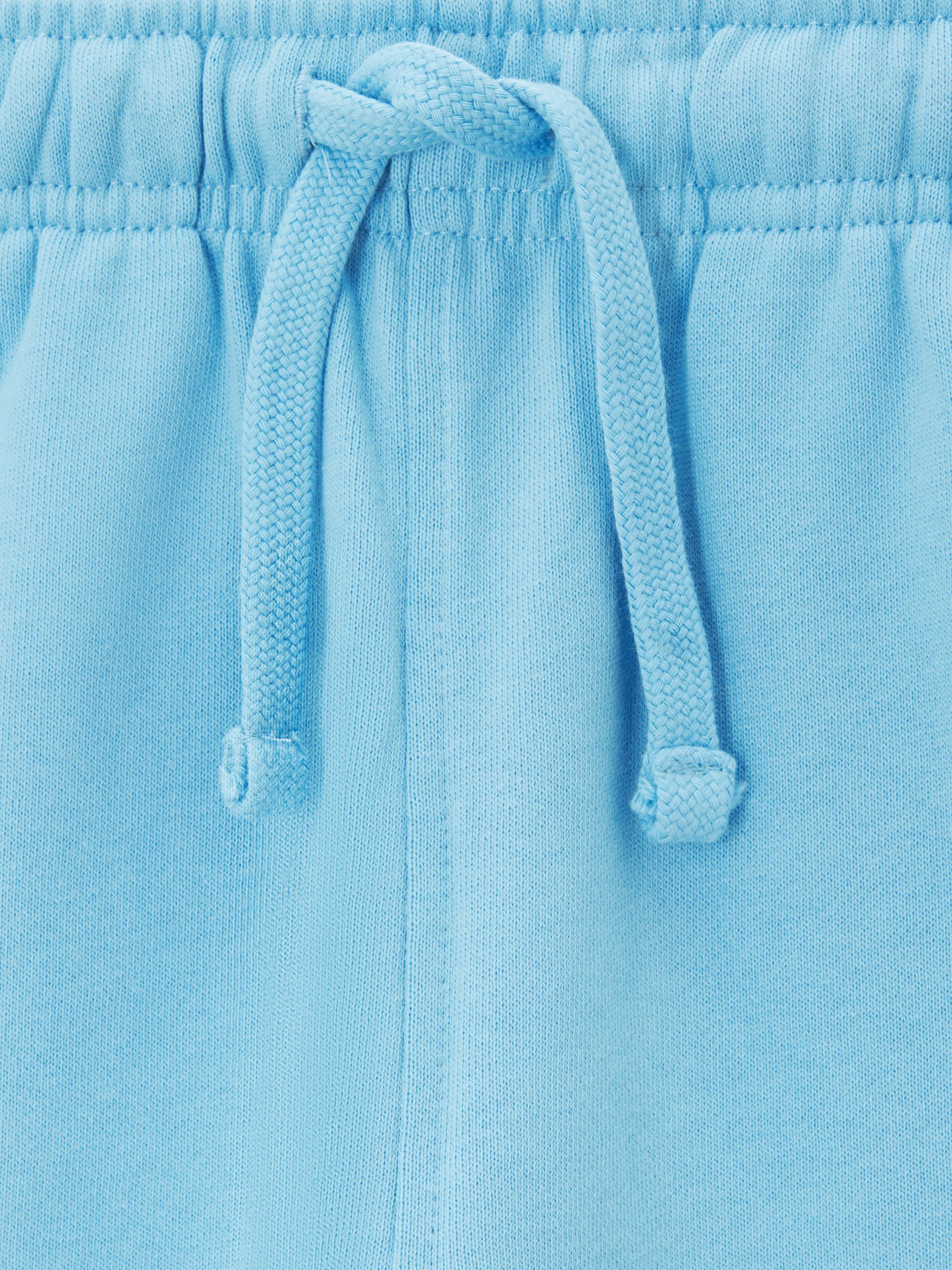 John Lewis ANYDAY Kids' Jersey Cotton Shorts, Air Blue, 2 years