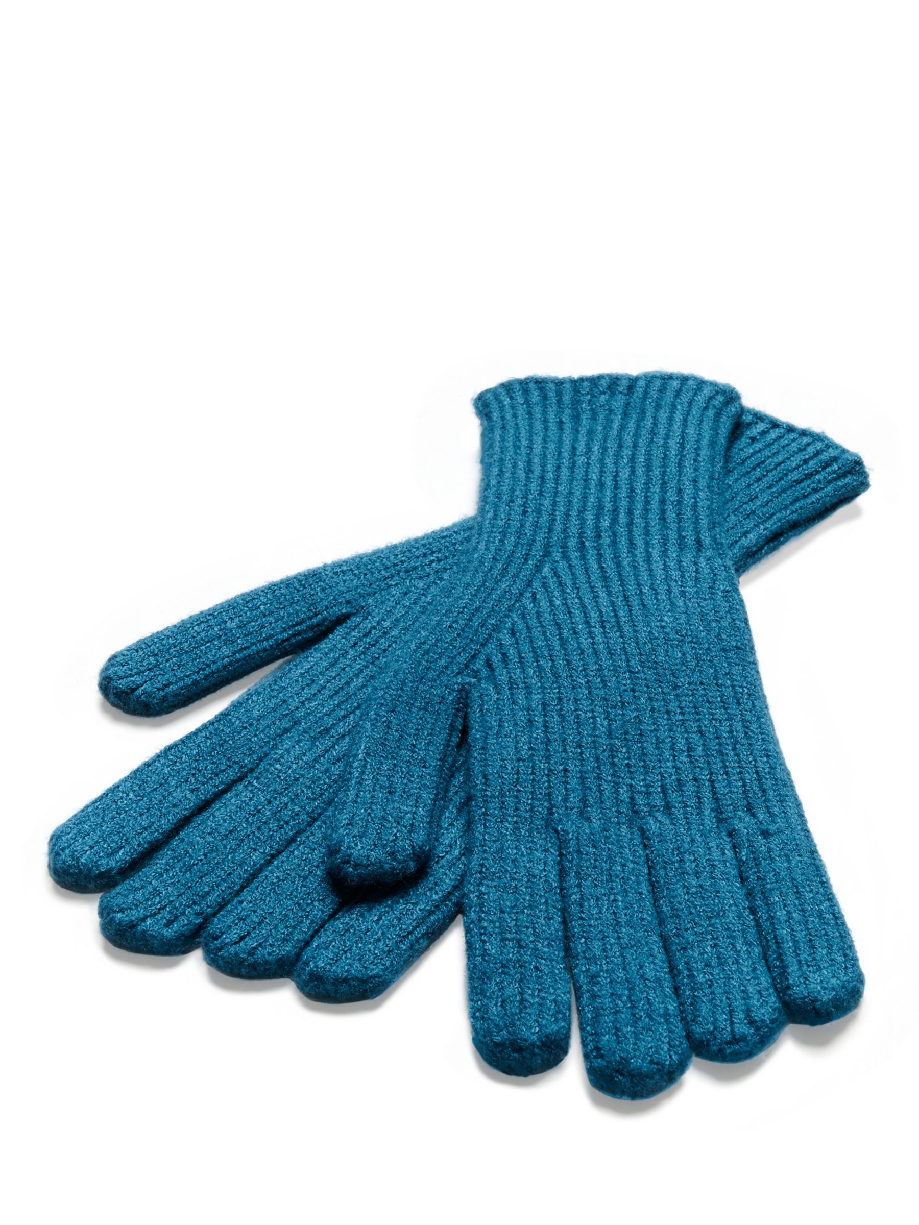 Blue on sale knit gloves