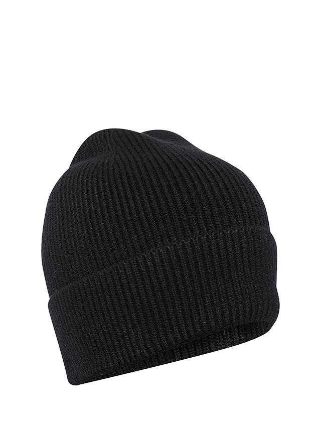 KAFFE Lotte Beanie Hat, Black Deep