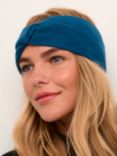 KAFFE Lotte Knitted Knot Headband, Legion Blue