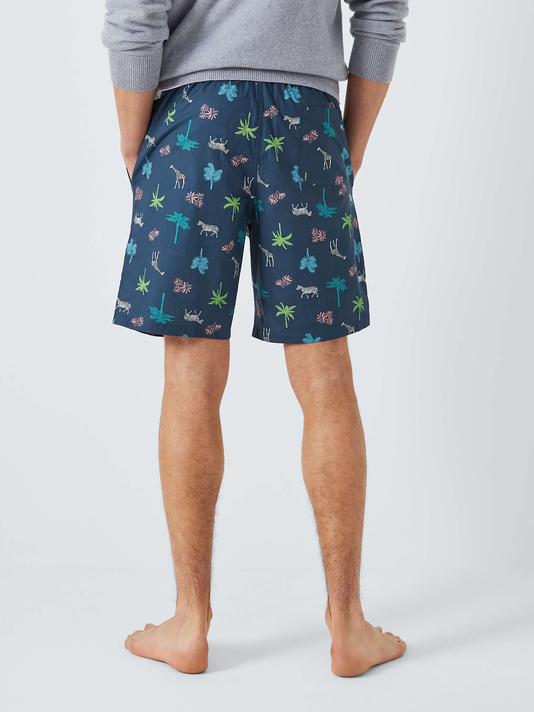 Buy John Lewis Organic Cotton Woven Lounge Shorts, Multi Online at johnlewis.com