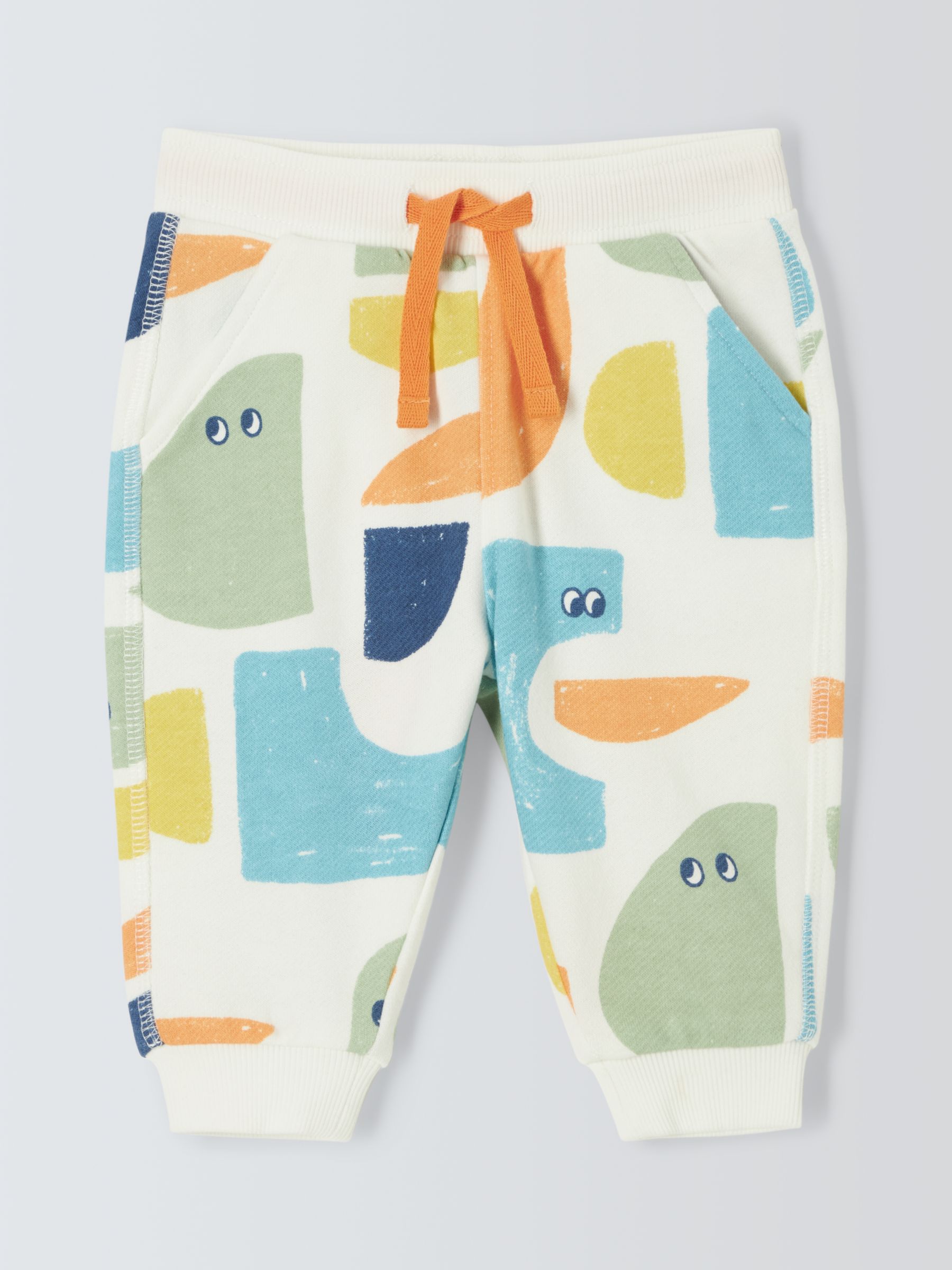John Lewis ANYDAY Baby Shapes Joggers, Multi, 6-9 months