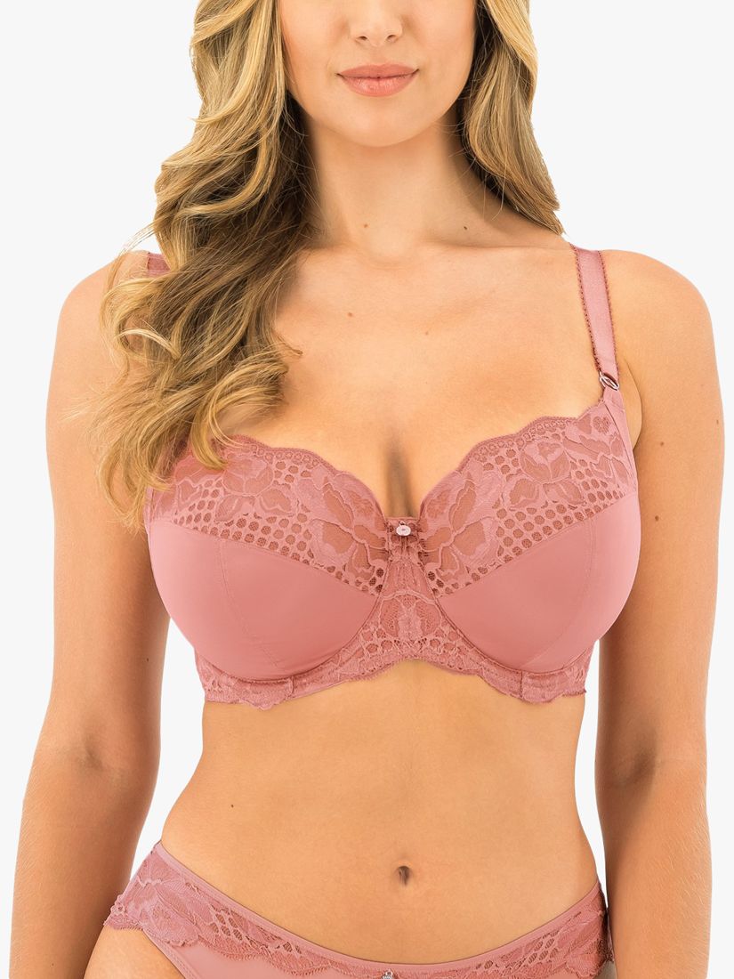 Nudea Easy Does It Bralette, Blush Pink at John Lewis & Partners